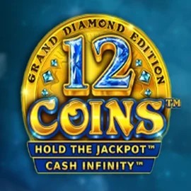 12 Coins Grand Diamond Edition slot logo by Wazdan at Vicibet Casino
