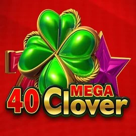 Slots logo of 40 Mega Clover from Amusnet Interactive at Vicibet Casino