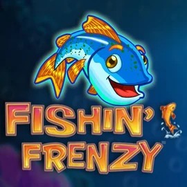 Fishin Frenzy online game logo by Blueprint Gaming on vici-bet.eu