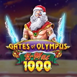 Gates of Olympus Xmas 1000 logo by Pragmatic Play Vicibet Casino