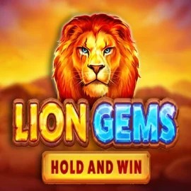 Lion Gems Hold and Win logo by Playson at Vicibet Casino